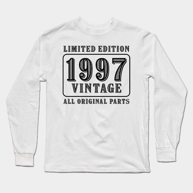 All original parts vintage 1997 limited edition birthday Long Sleeve T-Shirt by colorsplash